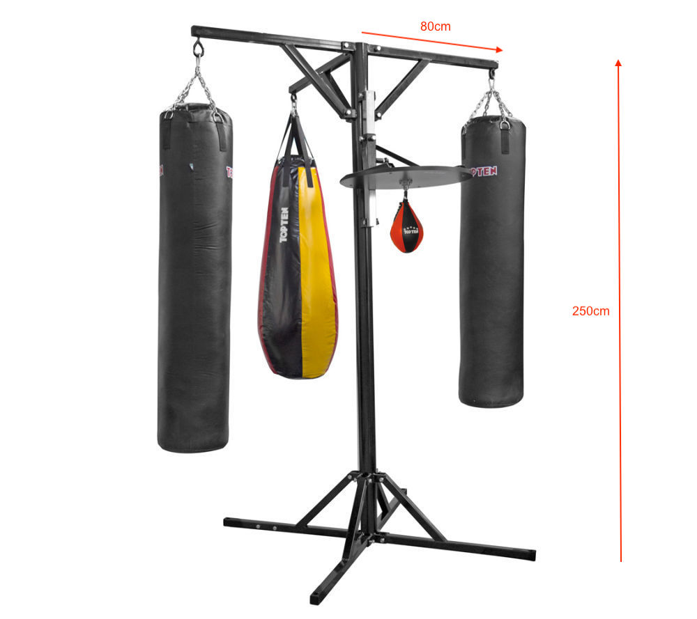 Station de fitness, station de boxe incl. speedball plate-forme set avec poire de boxe (plate-forme de boxe)