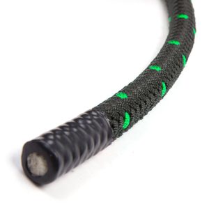 Battle rope 15 m – noir-vert, 40 mm