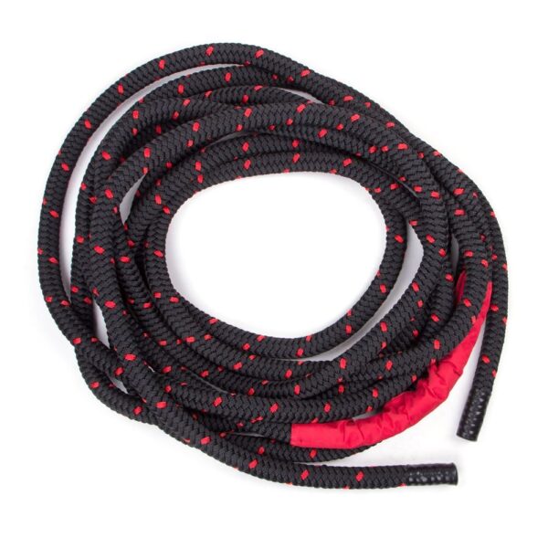 Battle rope 15 m - noir-rouge, 35 mm