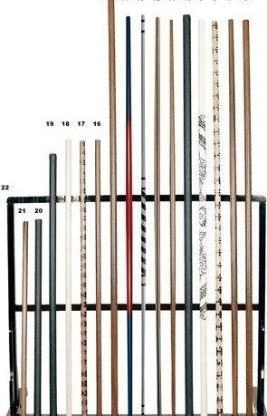 Bâton Bo en bois dur – 180 cm, conique