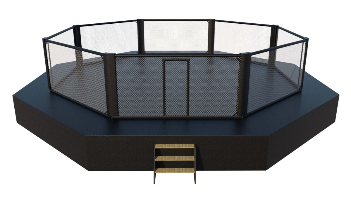 Cage MMA avec bordure – Image 1