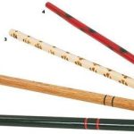 Escrima rotin rouge 66 cm