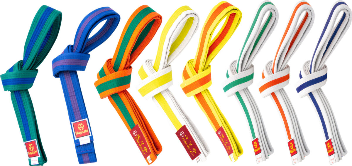 Ceinture de budo bicolore 052 – Image 1