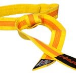 Ceinture de Budo « CHATS DE CAMPAGNE » bicolore