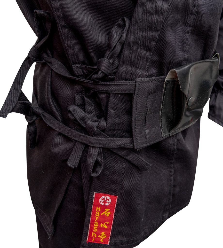 Combinaison Ninja « Kendo » avec accessoires – noir, taille 160 cm