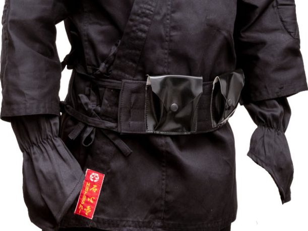 Combinaison Ninja « Kendo » avec accessoires – noir, taille 170 cm