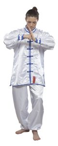 Uniforme de Tai Chi/Wushu – blanc, taille 160 cm