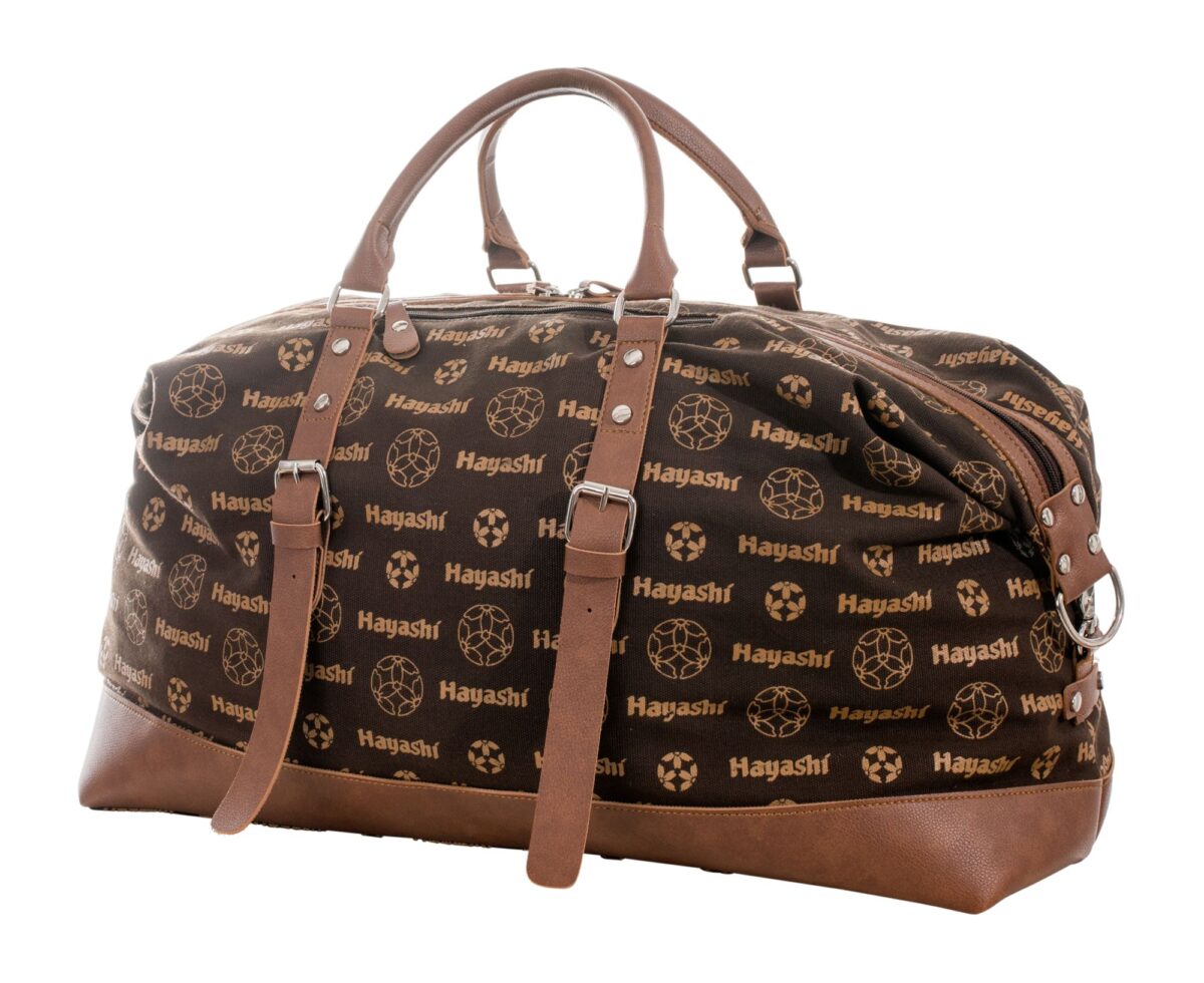 Sac de voyage Weekender - 60 cm x 30 cm x 30cm, marron – Image 2