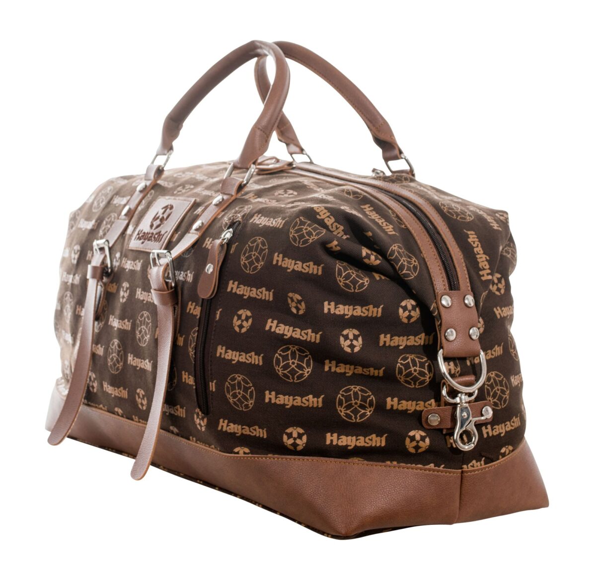 Sac de voyage Weekender - 60 cm x 30 cm x 30cm, marron – Image 3