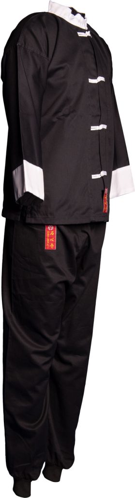 Combinaison de Kung-Fu avec écharpe – noir, taille 150 cm