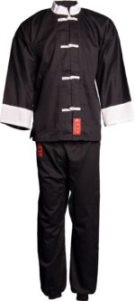Combinaison de kung-fu avec écharpe