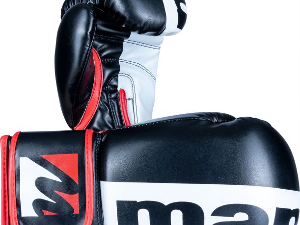 Gants de boxe « 2colour » – 10 oz, noir-blanc