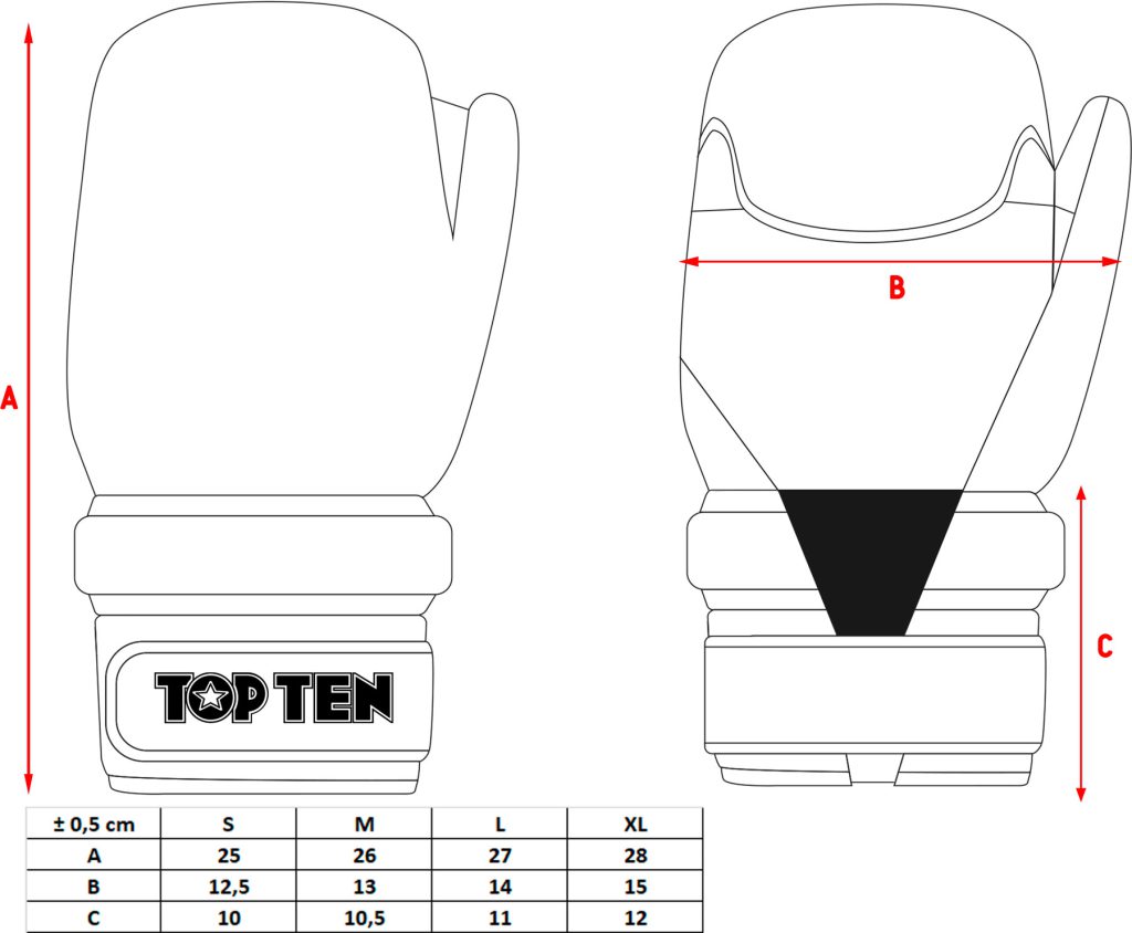 Mains ouvertes « Bloc glossy ITF »