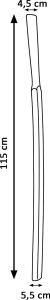 Suburito chêne rouge (env. 115 cm)