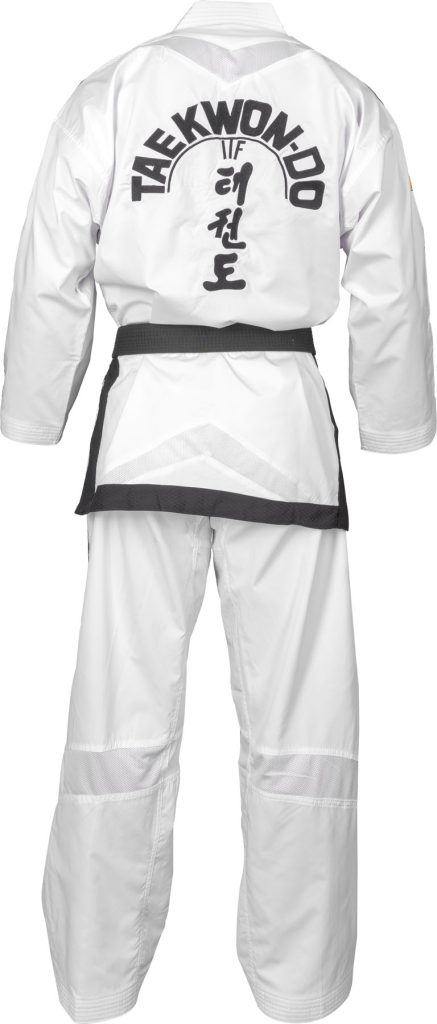 Instructeur de Taekwon-Do Dobok « Premium Gold » (4ème – 6ème Dan) (ITF approved)