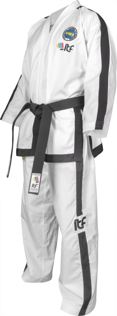 Instructeur de Taekwon-Do Dobok « Premium Gold » (4ème – 6ème Dan) (ITF approved)