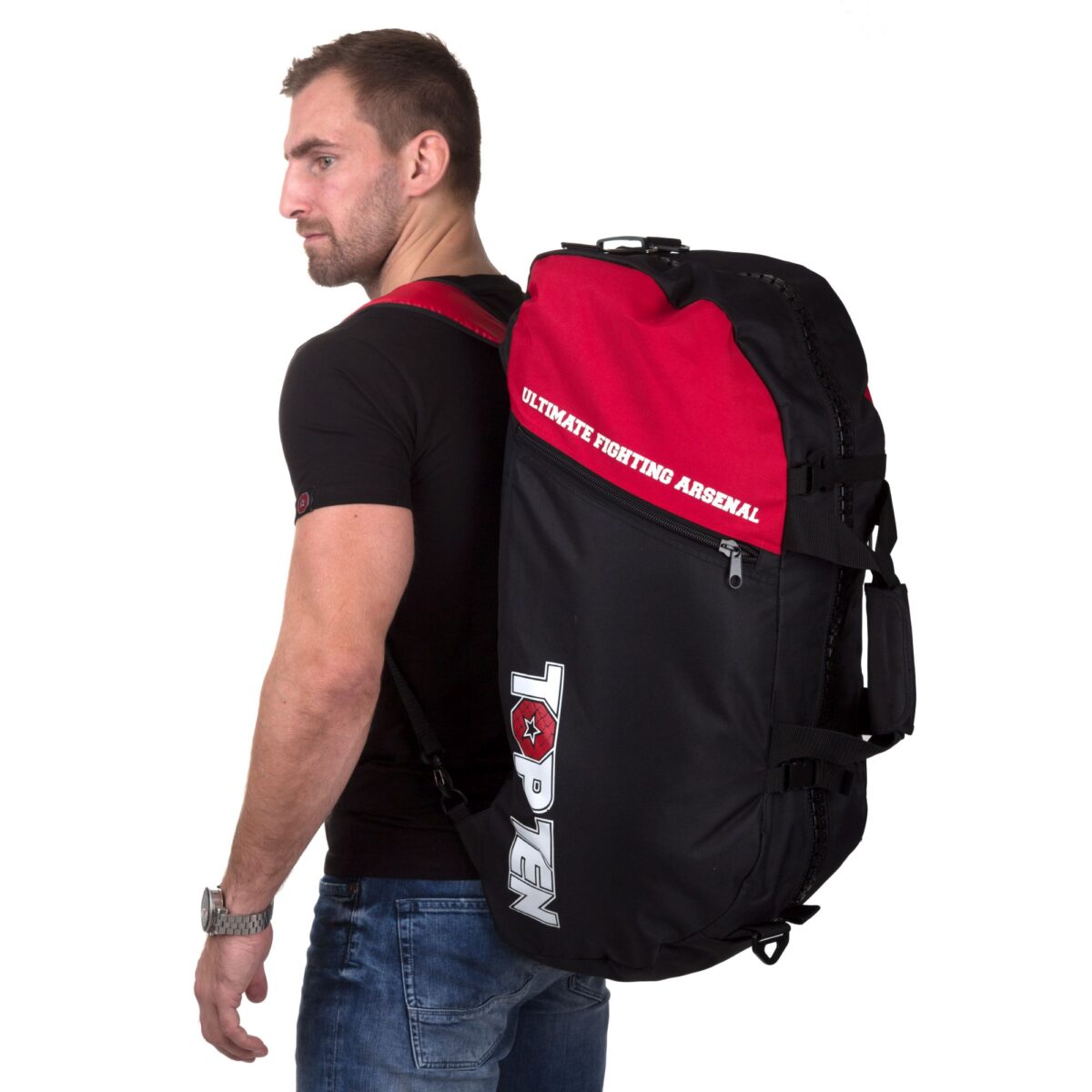 Sac à dos - Noir - rouge – Image 4