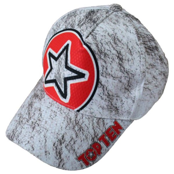 Casquette de baseball « MMA Octogone » - blanc-noir