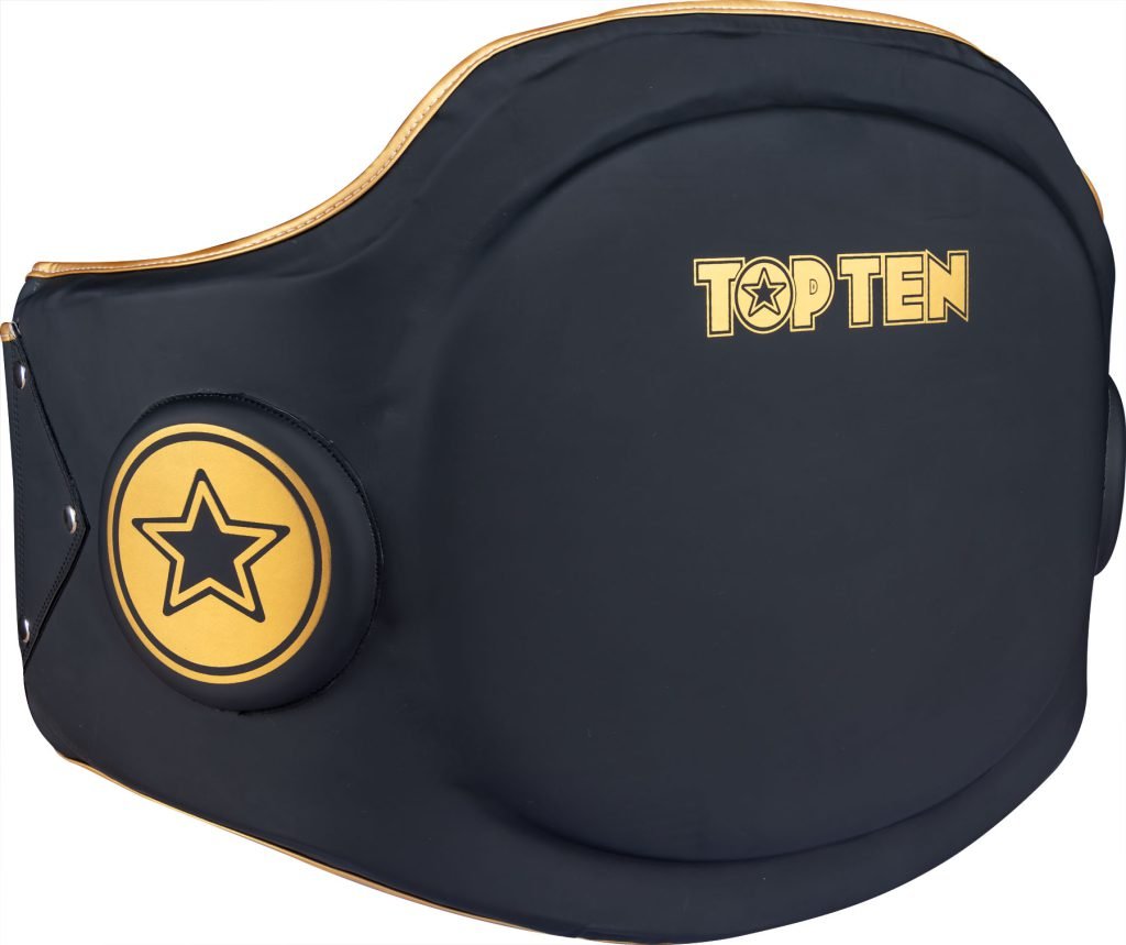 Ceinture de frappe entraîneur « Belly » – noir-or