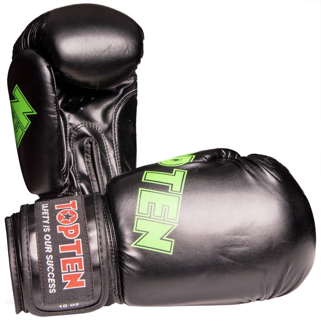 Set de boxe « Complete » – noir-vert, 100 cm