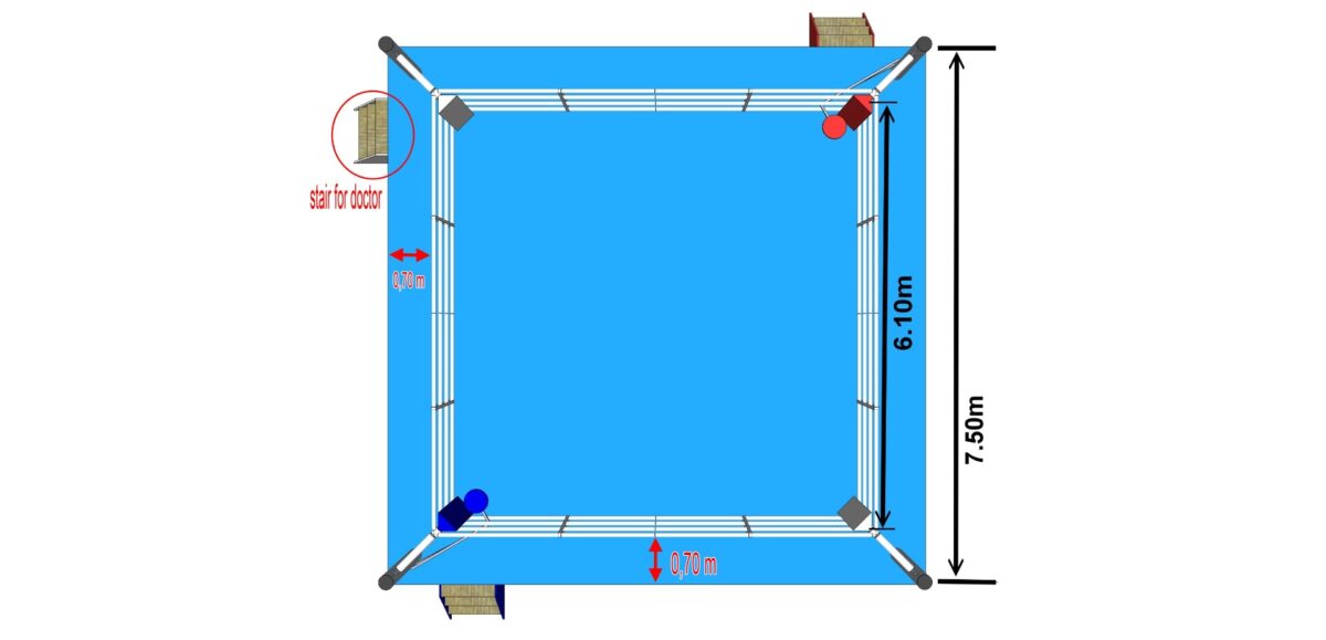 Ring de boxe WAKO – Image 2