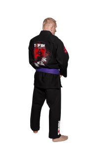 Combinaison de Jiu Jitsu Brésilien (BJJ) « Guerriero » – Taille A5 = 200 cm, noir