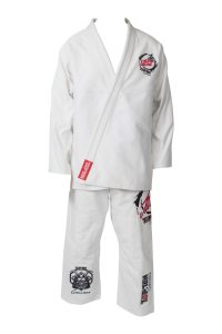 Combinaison de Jiu Jitsu Brazilian (BJJ) « Guerriero » – Taille A4 = 190 cm, blanc