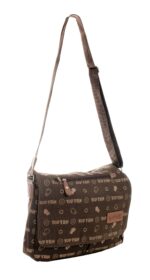 Porte-documents, Messengerbag - 35 cm x 30 cm x 7 cm, marron – Image 2
