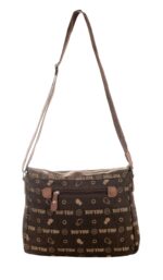 Porte-documents, Messengerbag - 35 cm x 30 cm x 7 cm, marron – Image 3