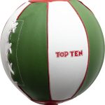 Balle à double extrémité - vert et blanc