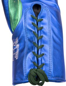 Gants de boxe « Pro MX » – bleu-vert, 10 oz, XL-Cut