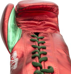 Gants de boxe « Pro MX » – rouge-vert, 10 oz, XL-Cut