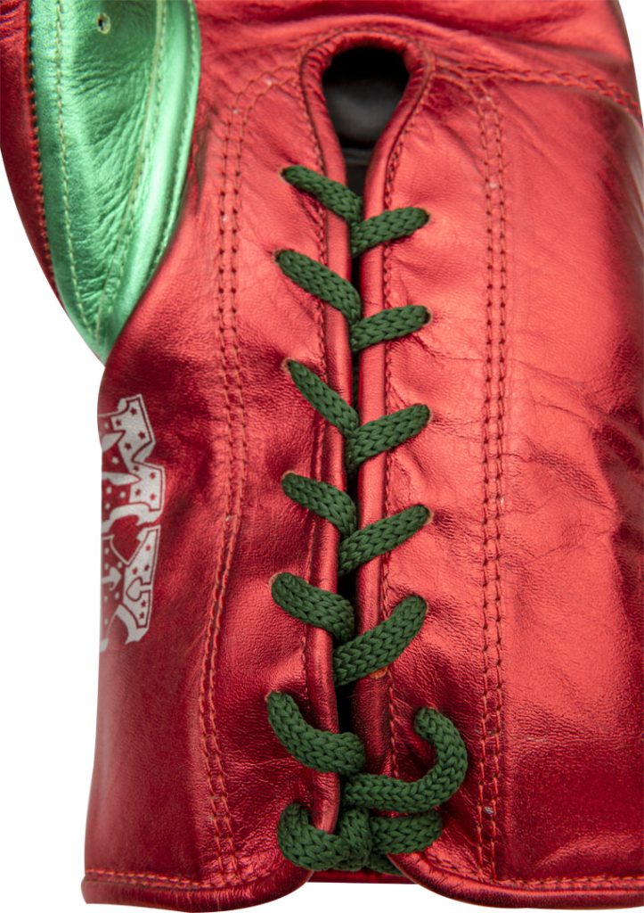 Gants de boxe « Pro MX » – rouge-vert, 10 oz, XL-Cut