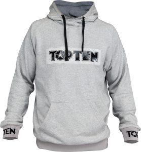 Hoodie « Score » – gris, taille S