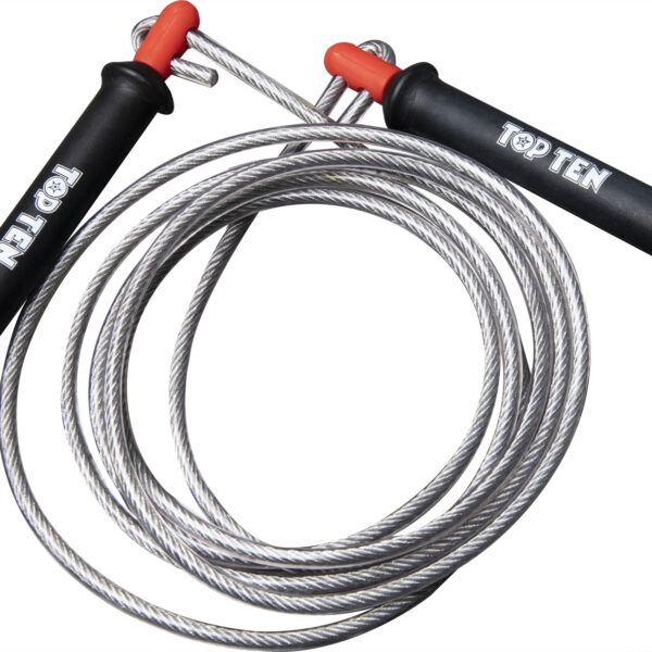 Corde à sauter PVC avec câble en acier