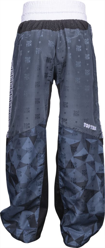 Pantalon de kickboxing « Prism » – noir taille 140 = 140 cm