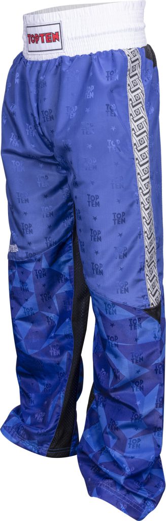 Pantalon de kickboxing « Prism » – bleu taille M = 170 cm