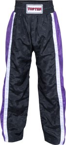 Pantalon de kickboxing « Mesh » – Taille M = 170 cm, noir-violet