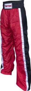 Pantalon de kickboxing « Mesh » – Taille S = 160 cm, rouge-noir