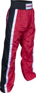 Pantalon de kickboxing « Mesh » – Taille M = 170 cm, rouge-noir