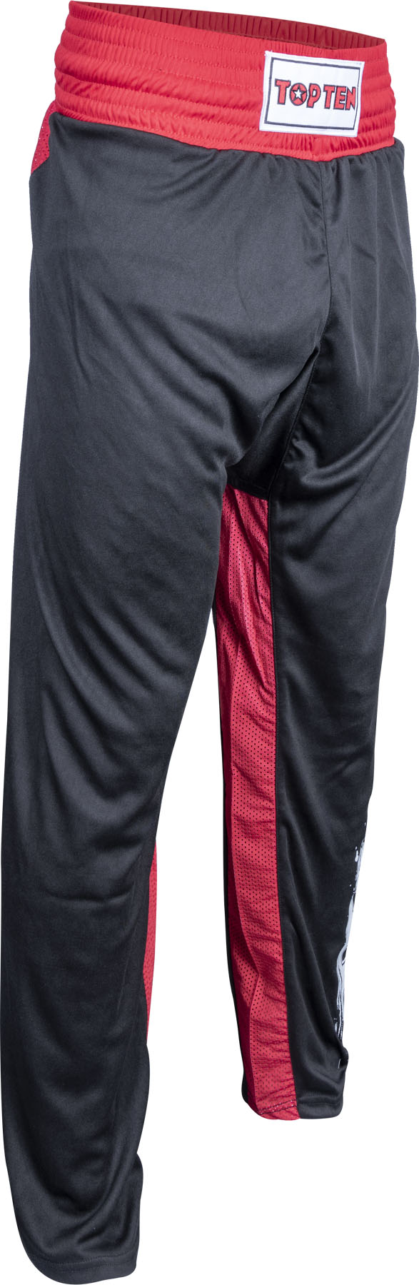 top-ten-kickboxing-pant-slim-fit-black-red-16141_1_5 Pantalon de kickboxing « SlimFit » – Image 2