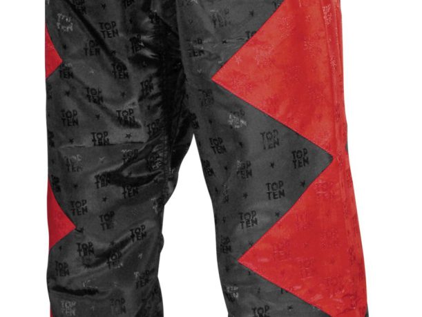 Pantalon de kickboxing « Champ » – Taille XXL = 200 cm, rouge-noir
