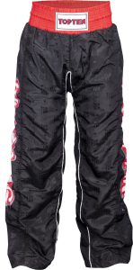 Pantalon de kickboxing « Graffiti » – noir-noir, taille XL = 190cm