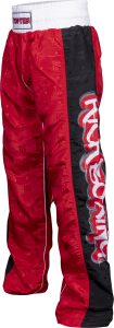 Pantalon de kickboxing « Graffiti » – rouge, taille 140 = 140 cm