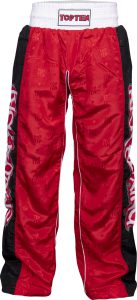 Pantalon de kickboxing « Graffiti » – rouge, taille 140 = 140 cm