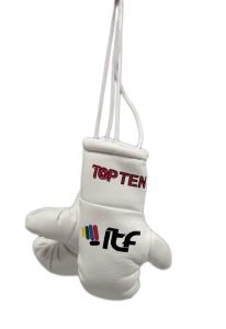 Mini gants de boxe « ITF » – blanc