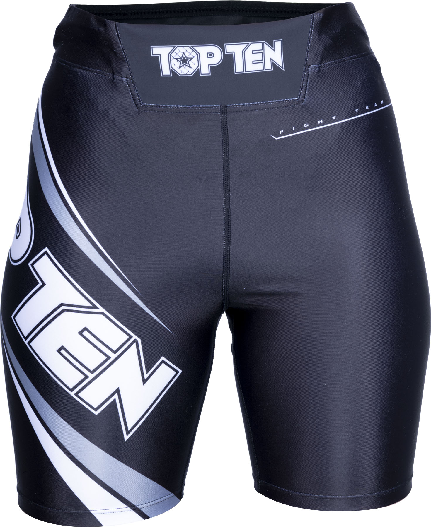 top-ten-mma-tights-woman-fight-team-black-18814-a-front_1_4 Short de compression MMA Vale Tudo Women « Fight Team » – Image 2