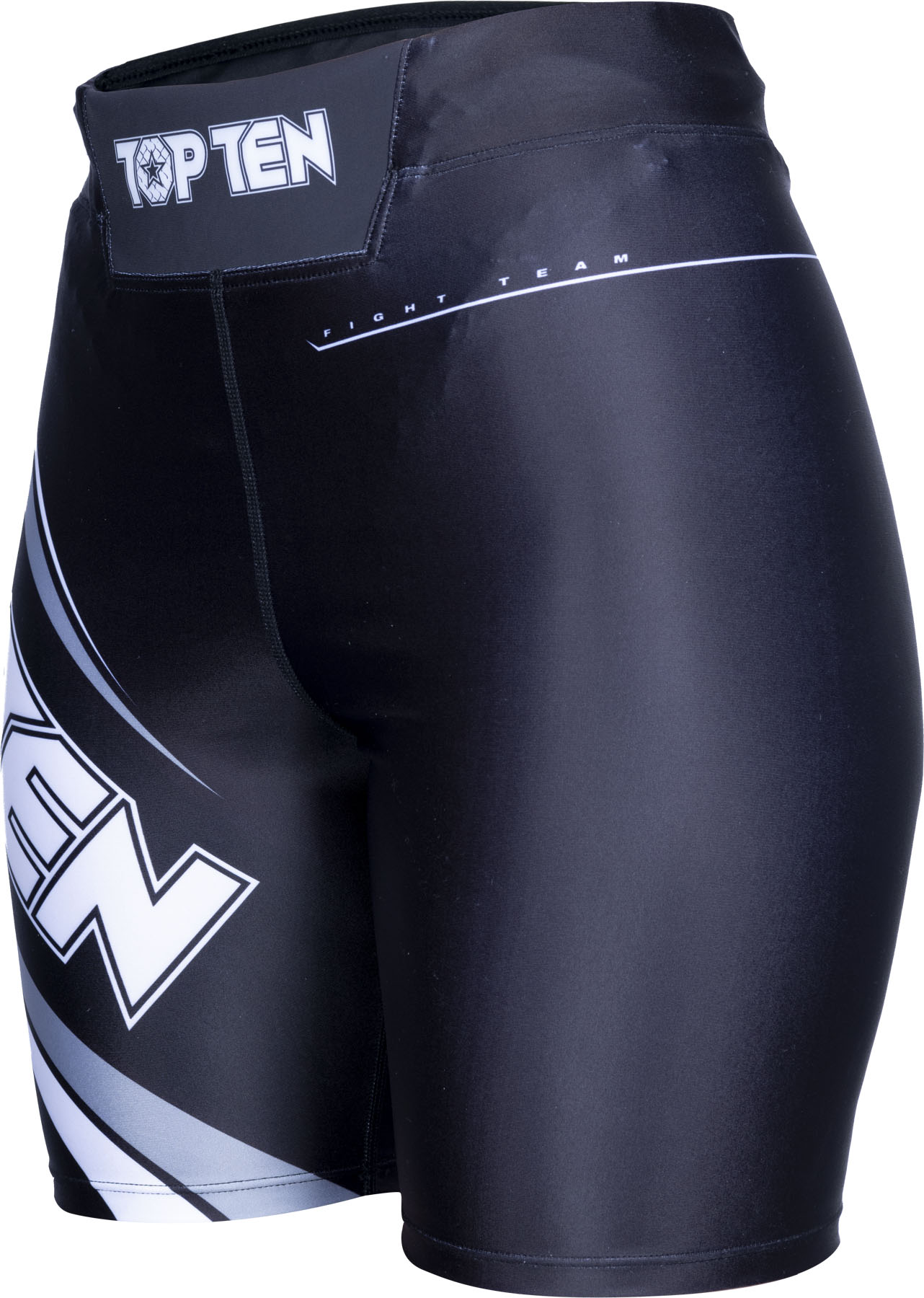 top-ten-mma-tights-woman-fight-team-black-18814-b-right_1_1 Short de compression MMA Vale Tudo Women « Fight Team » – Image 3