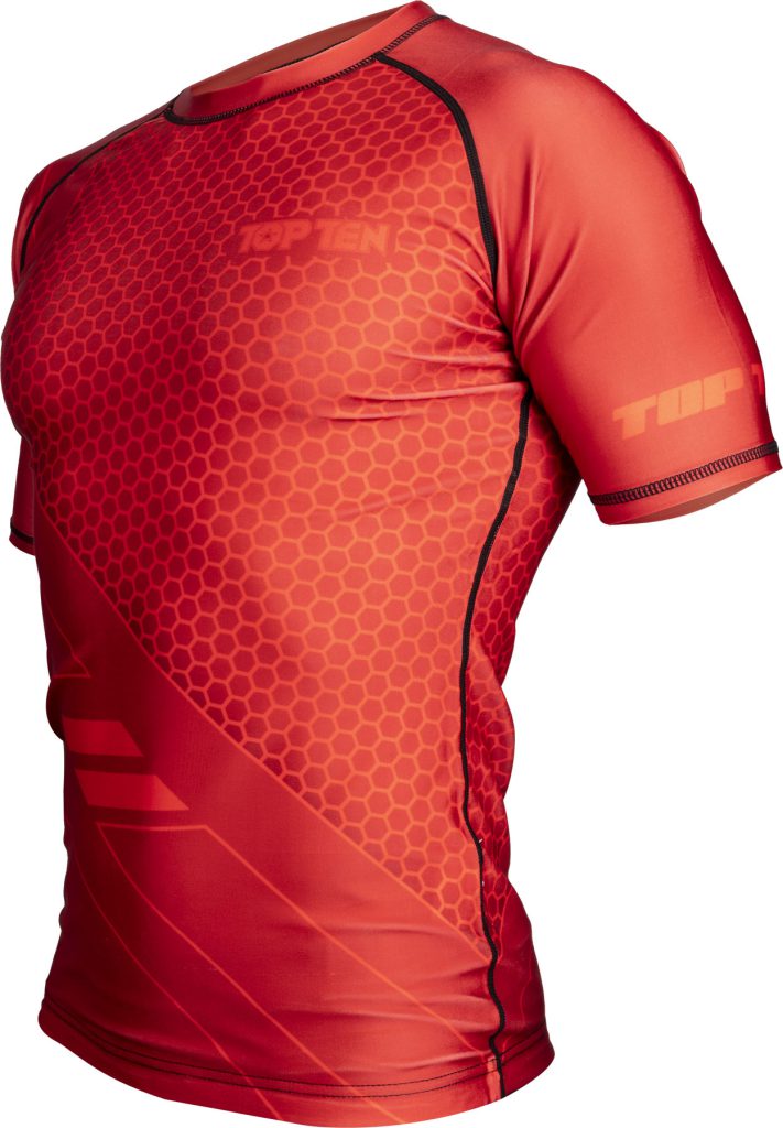 Rash Guard « COMBat » – rouge, taille M