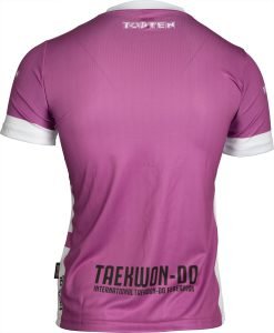 T-shirt ITF « Star Grid » avec col en V